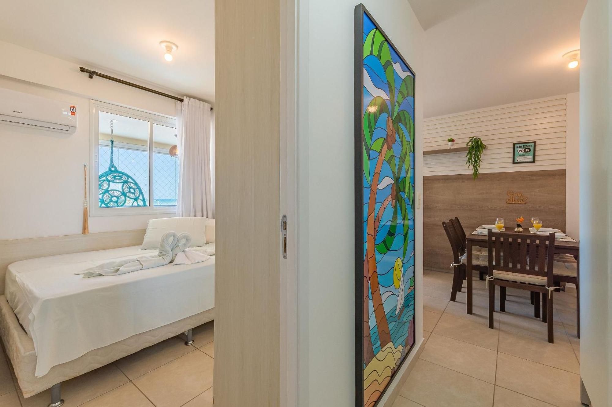 Apartamento No Balanco Do Mar Experiencia Unica, Vista Mar, Flat Projetado