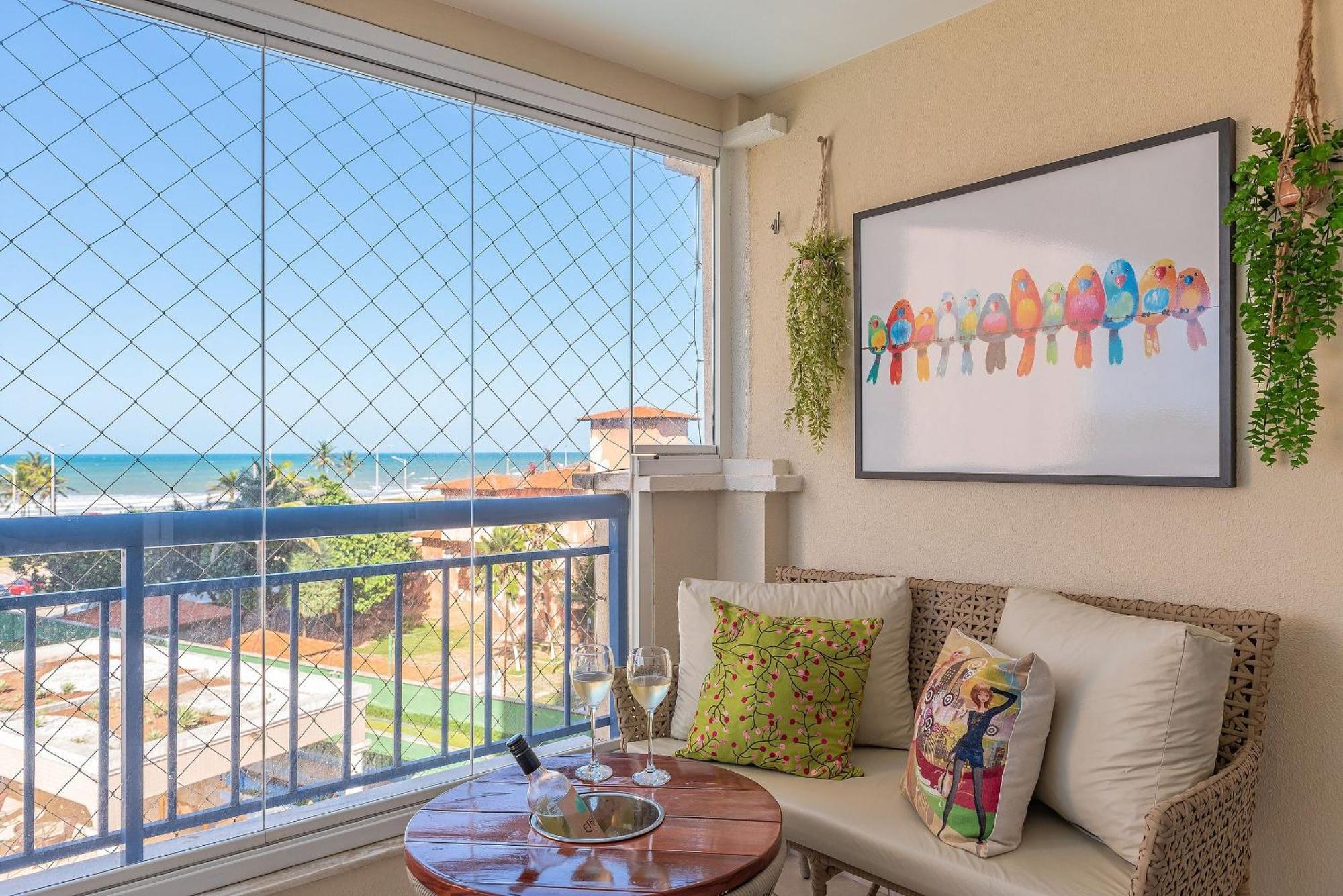 Apartamento No Balanco Do Mar Experiencia Unica, Vista Mar, Flat Projetado