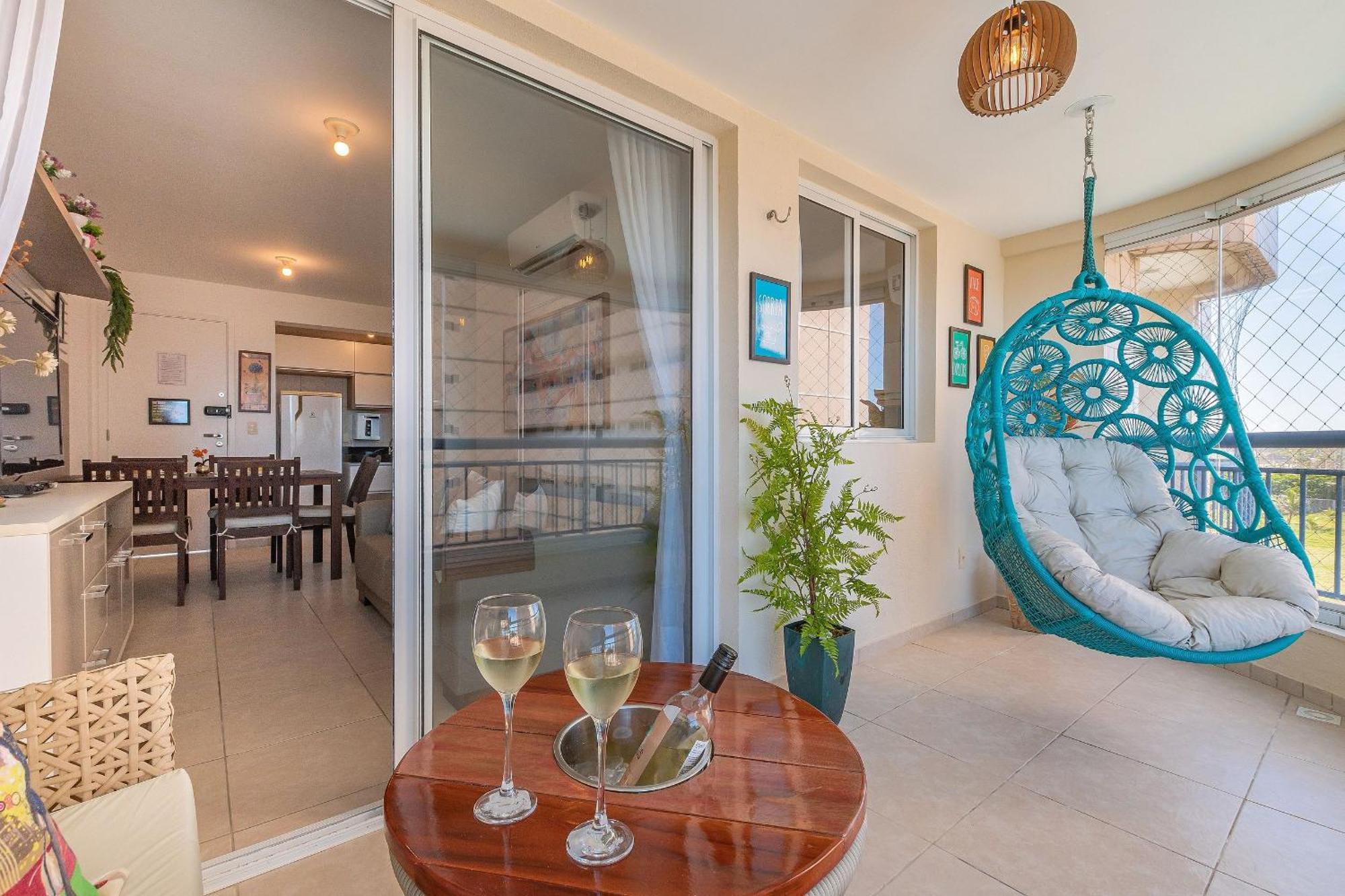 Apartamento No Balanco Do Mar Experiencia Unica, Vista Mar, Flat Projetado *